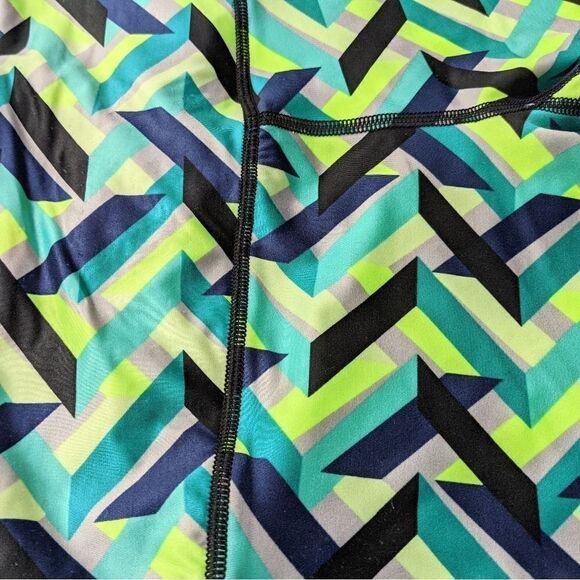 Victoria's Secret VSX Sport Women Blue Active graphic yoga Pants XS @M2 - Picture 7 of 10